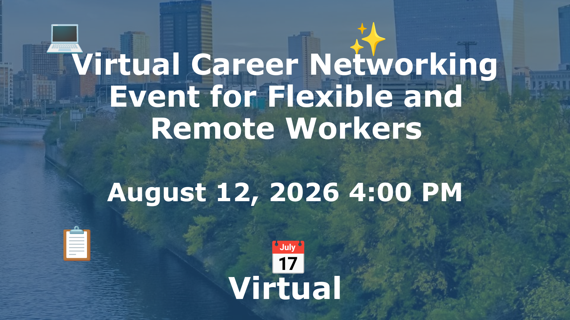 Virtual Career Networking Event for Flexible and Remote Workers event image